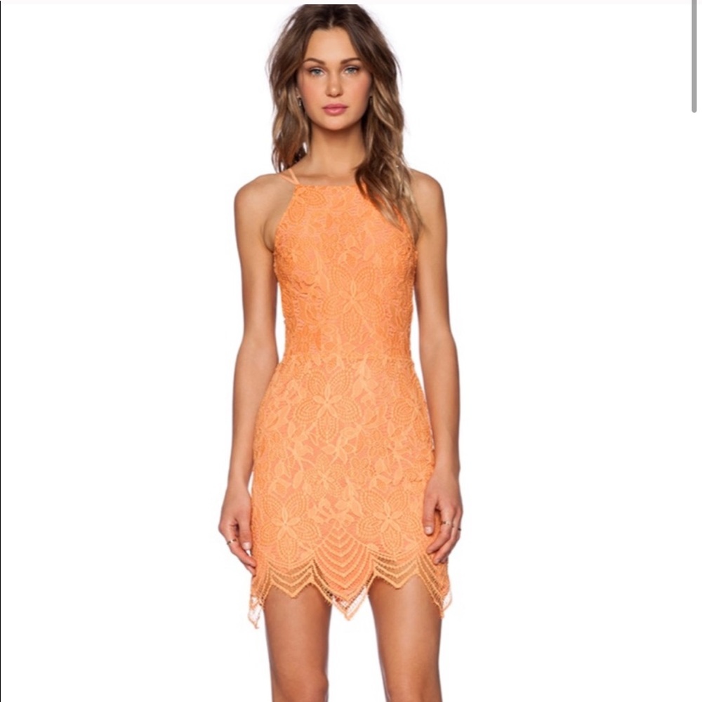 For love and lemons guava mini dress